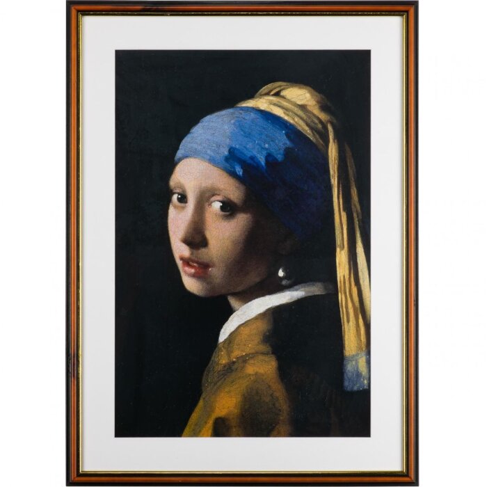 Henzo marco de madera Verona 40x60 cm marrón oscuro con passe-partout 30x45 cm