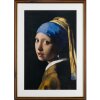 Henzo marco de madera Verona 40x60 cm marrón oscuro con passe-partout 30x45 cm