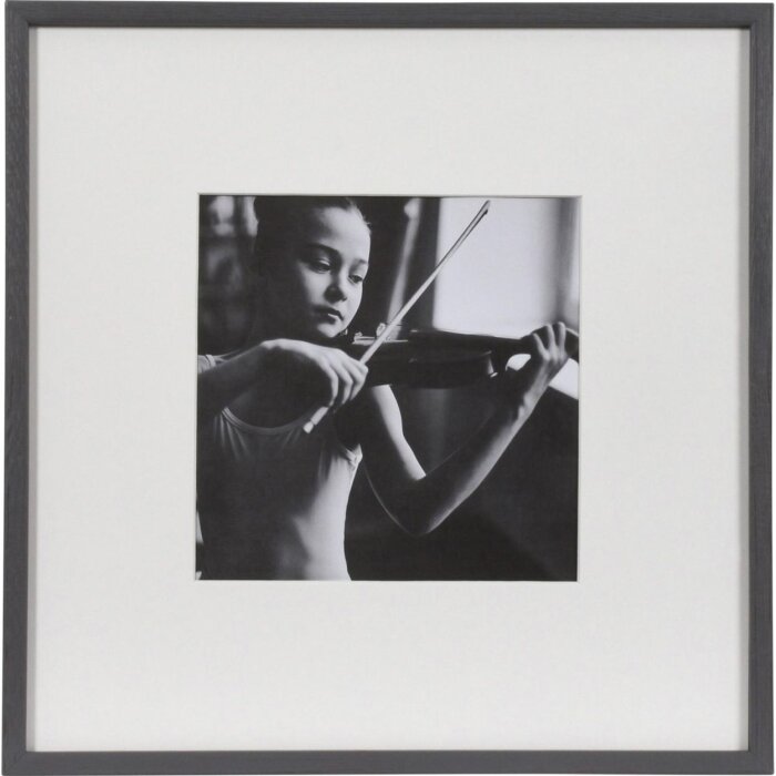 Marco de madera Viola 50x50 cm gris oscuro