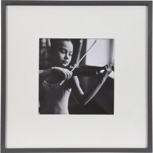 Marco de madera Viola 50x50 cm gris oscuro
