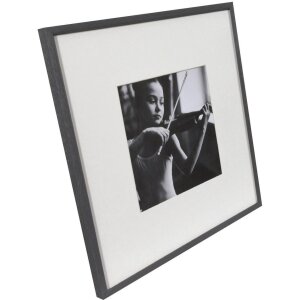 Marco de madera Viola 50x50 cm gris oscuro