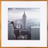 Henzo marco de aluminio Manhattan bronce 40x40 cm con passepartout 30x30 cm