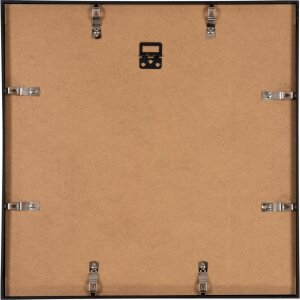 Marco de aluminio Henzo Manhattan negro 40x40 cm con Passepartout 30x30 cm