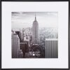 Marco de aluminio Henzo Manhattan negro 40x40 cm con Passepartout 30x30 cm
