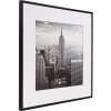 Marco de aluminio Henzo Manhattan negro 40x40 cm con Passepartout 30x30 cm