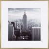 Marco de aluminio Henzo Manhattan oro 40x40 cm con passepartout 30x30 cm