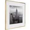 Marco de aluminio Henzo Manhattan oro 40x40 cm con passepartout 30x30 cm