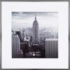 Marco de aluminio Henzo gris Manhattan 40x40 cm con Passepartout 30x30 cm