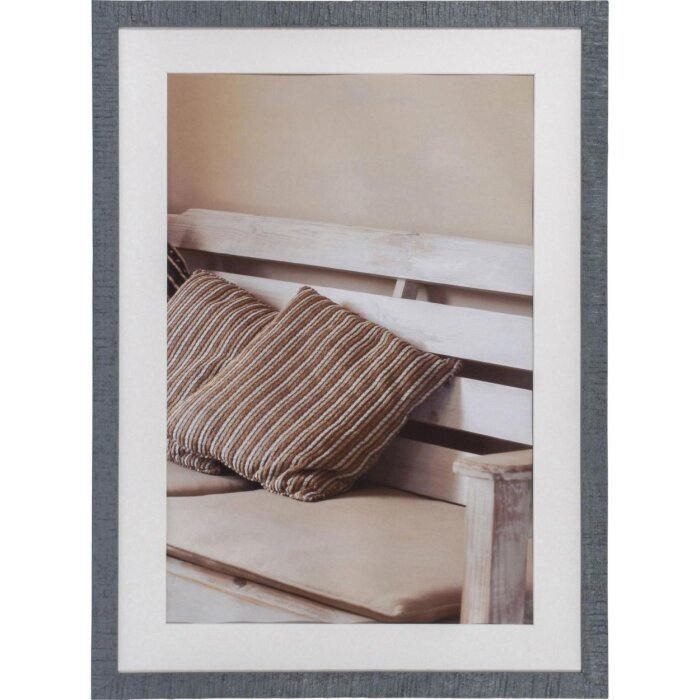 Henzo Marco de madera Driftwood 60x90 cm azul