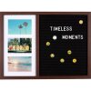 Henzo Letterboard 37,5x52,5 cm Marrón oscuro Letras de madera de alta calidad Emojis