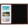 Henzo Letterboard 37,5x52,5 cm Marrón oscuro Letras de madera de alta calidad Emojis