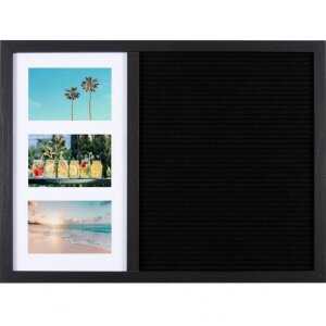 Henzo letterboard 37,5 x 52,5 cm negro con portafotos