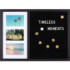 Henzo letterboard 37,5 x 52,5 cm negro con portafotos