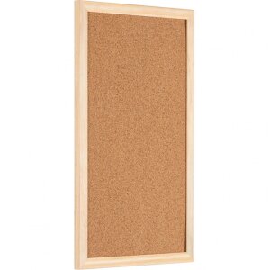Henzo tablero de anuncios 30x49cm marco de madera...