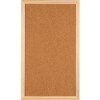 Henzo tablero de anuncios 30x49cm marco de madera superficie de corcho montaje en pared oficina casa escuela