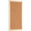 Henzo tablero de anuncios 30x49cm marco de madera superficie de corcho montaje en pared oficina casa escuela