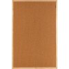 Henzo tablero de corcho natural con marco de madera 60x90 cm para oficina cocina aula