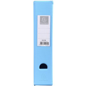 Exacompta Carpeta lomo PVC 70mm portaetiquetas y agujero de agarre
