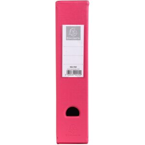 Exacompta Carpeta lomo PVC 70mm portaetiquetas y agujero de agarre
