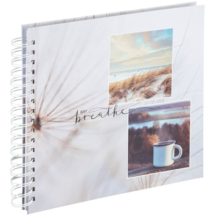 Álbum espiral Hama Relax Breathe 28x24 cm 50 páginas blancas