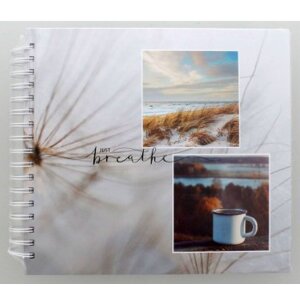 Álbum espiral Hama Relax Breathe 28x24 cm 50 páginas blancas
