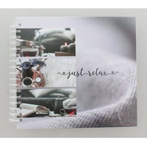 Álbum espiral Hama Relax Be 28x24 cm 50 páginas blancas