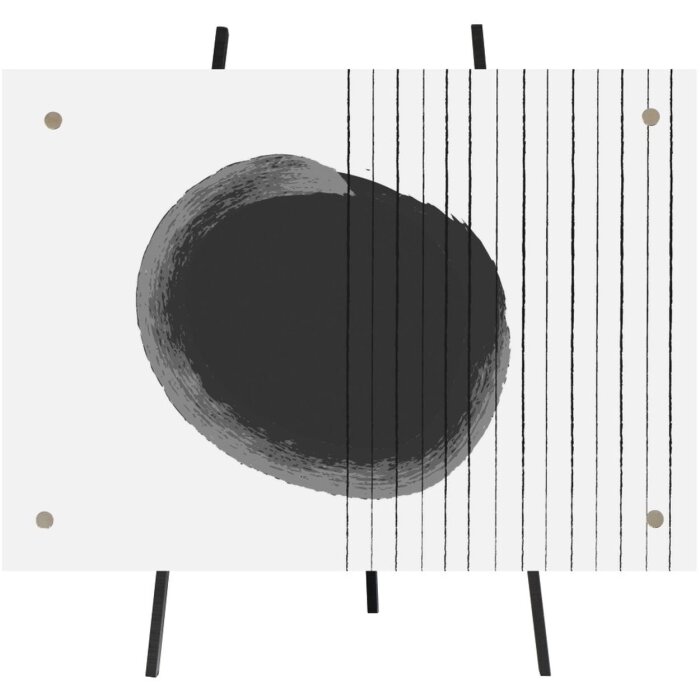 Marco de fotos acrílico Hama Arts negro formato apaisado 13x18 cm