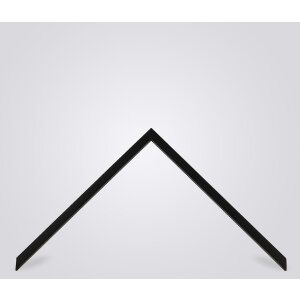 Marco de fotos de madera Sevilla negro 62x93 cm con vidrio antireflejo