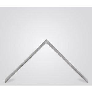 Marco de fotos de madera Walther Sevilla plata 50x65 cm con vidrio antireflex