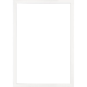 Marco de fotos de madera Valencia con vidrio antirreflex blanco 30,5x91,5 cm