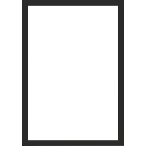 Marco de fotos de madera Valencia con vidrio antirreflex negro 30x40 cm