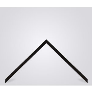 Marco de fotos de madera Valencia con vidrio antirreflejo marrón oscuro 50x100 cm