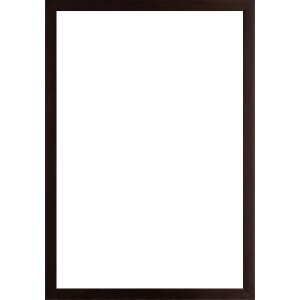 Marco de fotos de madera Valencia con vidrio antirreflejo color marrón oscuro 50x65 cm