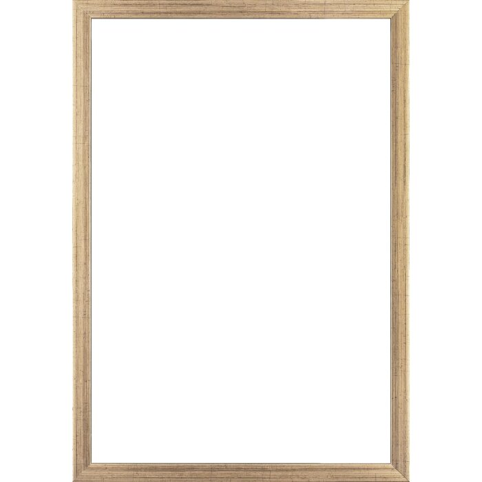 Marco de fotos de madera Valencia con vidrio antireflejo champán 70x70 cm