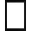 Marco de fotos de madera Granada negro 42x59,4 cm con vidrio antireflejo