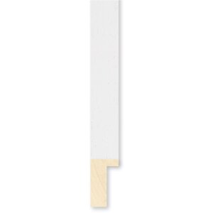 Marco de fotos de madera Alicante blanco con vidrio antirreflex 30x40 cm