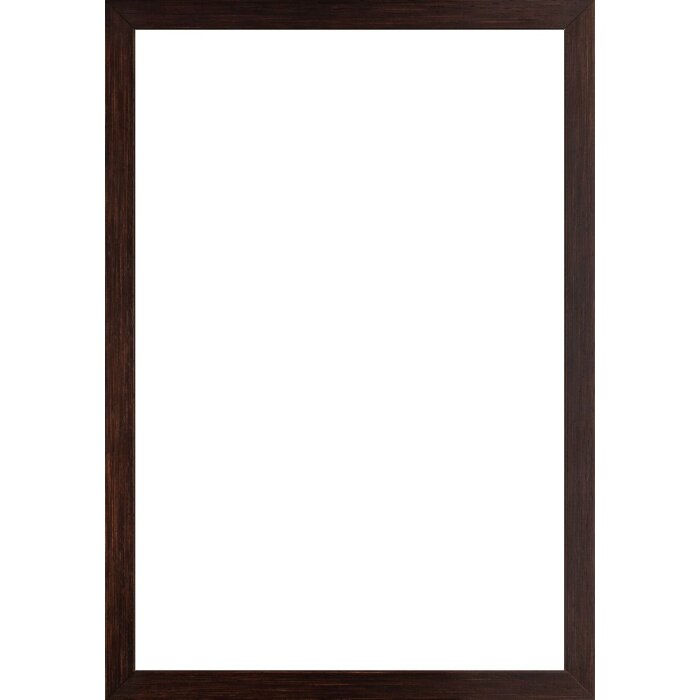 Marco de fotos de madera Walther Alicante marrón oscuro con vidrio antirreflejos 25x50 cm