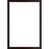 Marco de fotos de madera Walther Alicante marrón oscuro con vidrio antirreflejo 25x60 cm