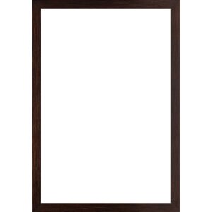 Marco de fotos de madera Walther Alicante marrón oscuro cristal antireflejo 50x100 cm