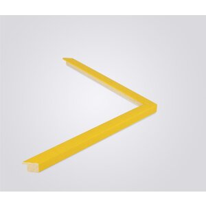 Marco de fotos de madera Walther Barcelona 50x100 cm amarillo con vidrio antirreflejo