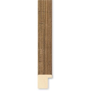 Marco de fotos de madera Walther Barcelona 40x60 cm dorado con vidrio antirreflex