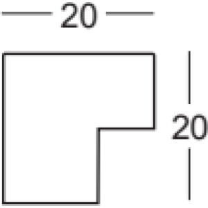 Marco de fotos de madera Tarassa 24x30 cm negro con cristal antirreflejos