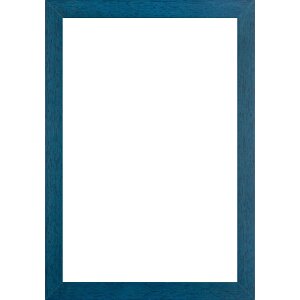 Marco de fotos de madera Madrid 9x13 cm azul con vidrio antirreflex