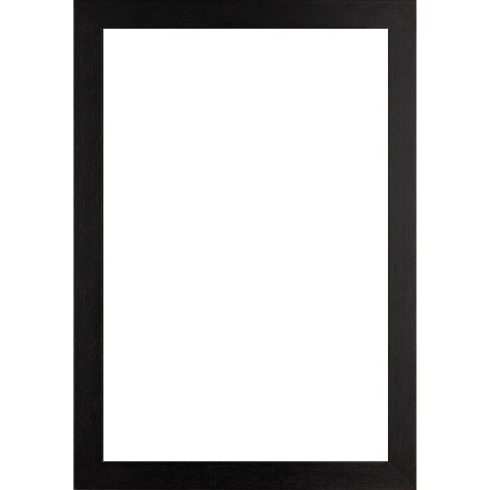Marco de fotos de madera Walther Madrid 62x93 cm negro con vidrio antireflejos