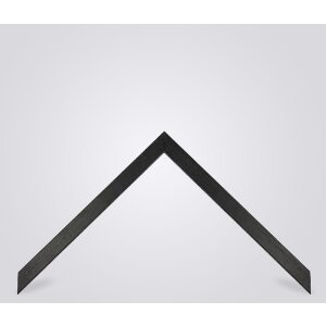 Marco de fotos de madera Walther Madrid 70x70 cm negro con vidrio antirreflejo