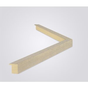 Marco de fotos de madera Walther Madrid 50x75 cm creme textura de roble cristal antirreflejo