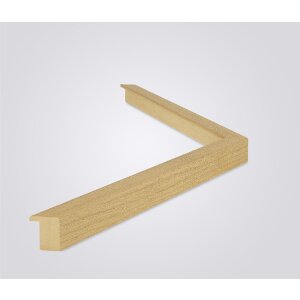 Marco de fotos de madera Walther Madrid 62x93 cm natural con textura de roble y vidrio antirreflejante