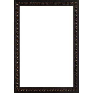 Marco de fotos de madera Walther Barroco Ébano Negro 25x70 cm con vidrio antirreflejos