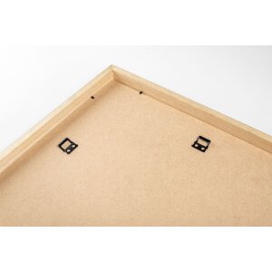 Marco de fotos de madera estilo barroco Walther tono oro 40x50 cm vidrio antirreflejo