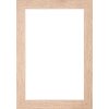 Marco de fotos de madera Walther Cordoba Eichenstruktur crema 60x60 cm Antireflexglas
